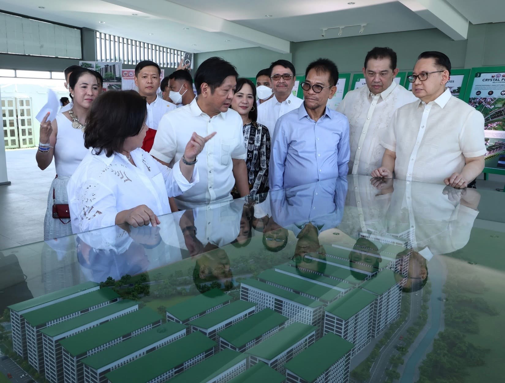 President Ferdinand Marcos, Jr. visiting Crystal Peak Estates